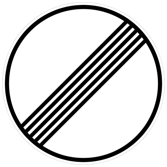 No Speed Limit Sign